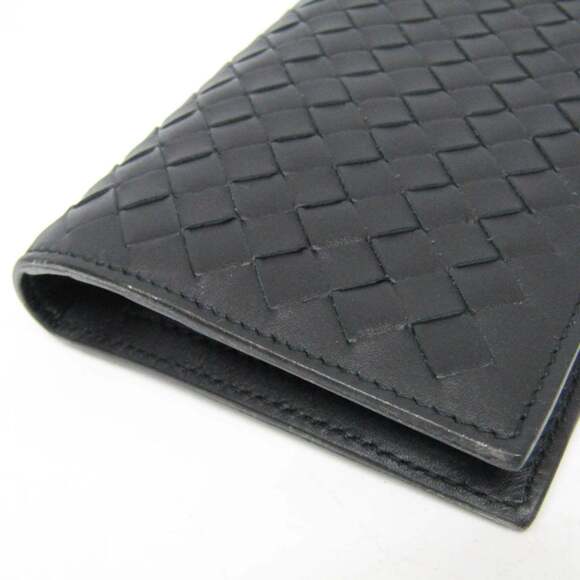 Bottega Veneta Intrecciato Continental Wallet 244688 Men's Leather Long Walle...